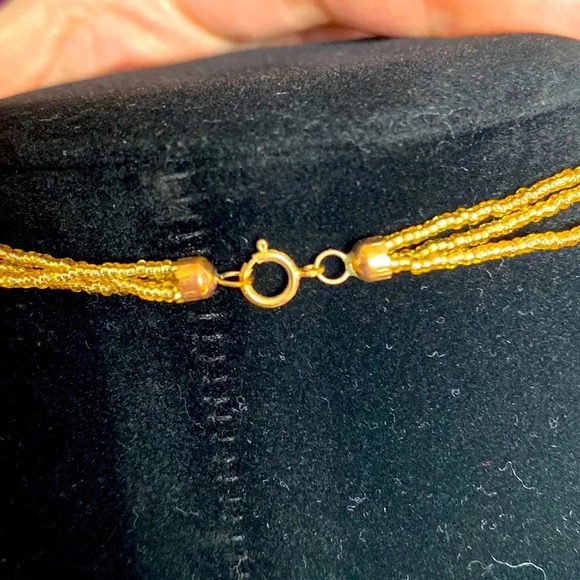 Murano glass gold necklace HP 2/7 - Picture 6 of 7